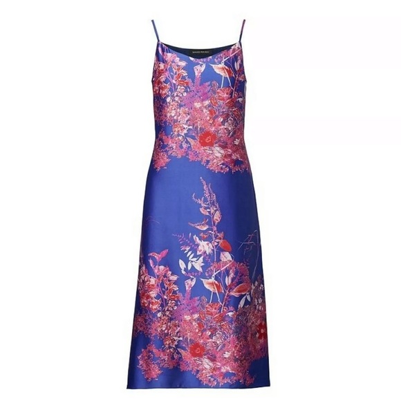 Banana Republic Midi Slip Dress floral straps New - Picture 5 of 10